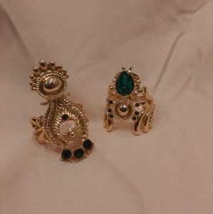 Avon mark good luck ring set stackable 7.5